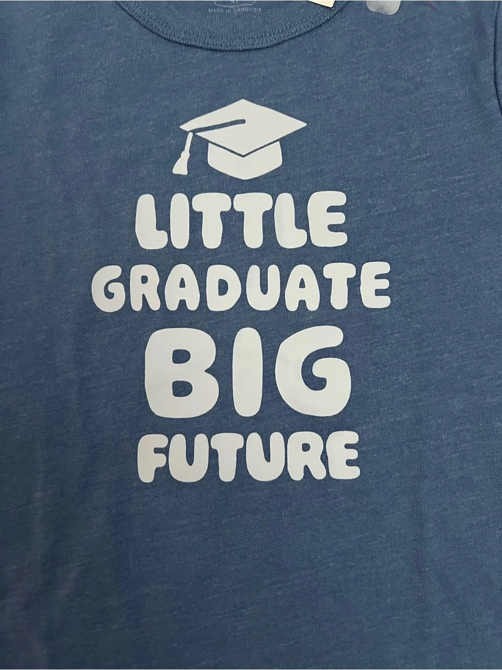 The Children's Place Blue 'Little Graduate Big Future' Short Sleeve Tee